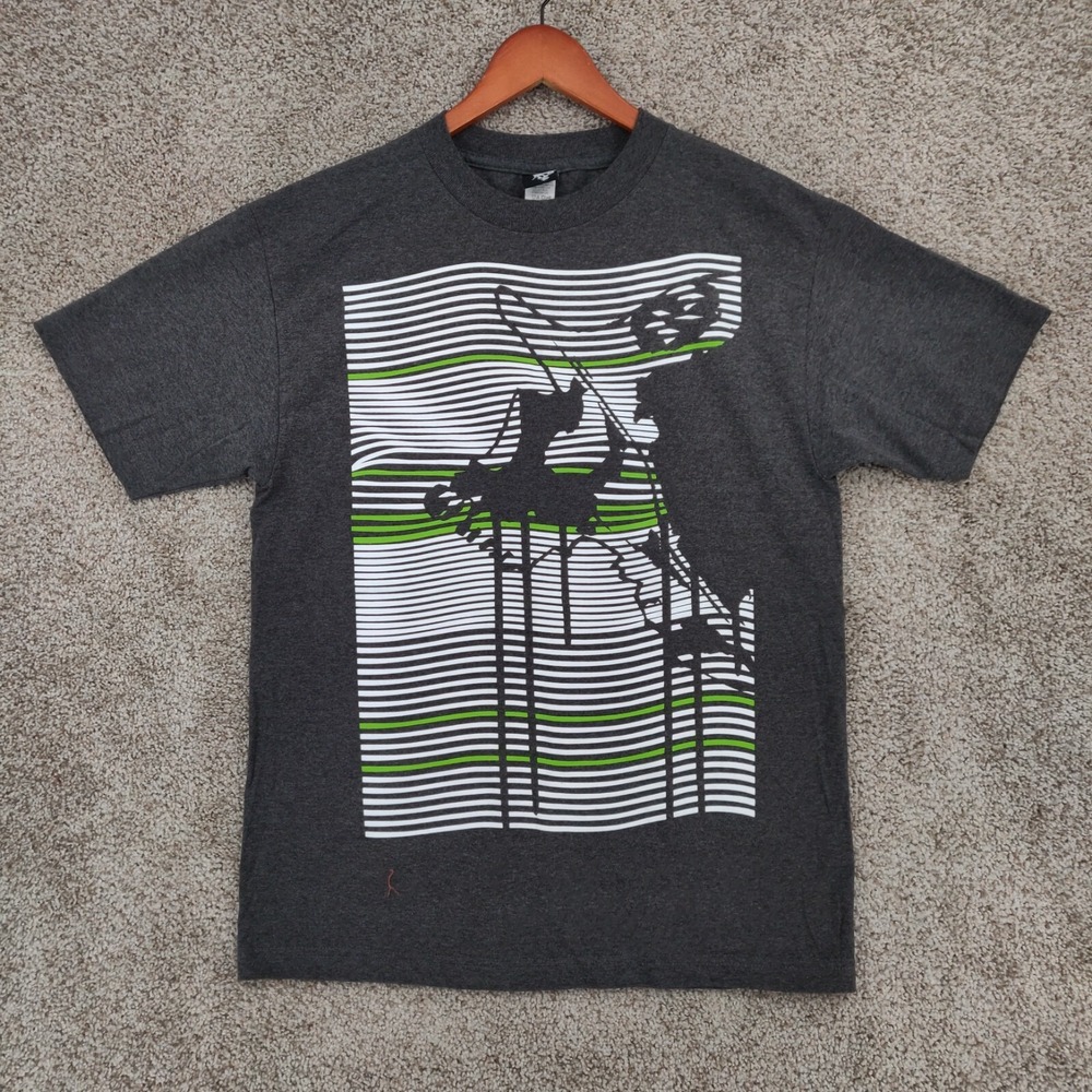 Vintage Metal Mulisha Shirt Mens Medium Gray Moto X Dirt Bike Motocross BMX